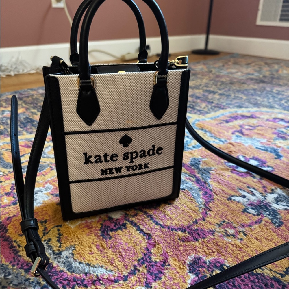 Kate Spade Black and White Mini Bag